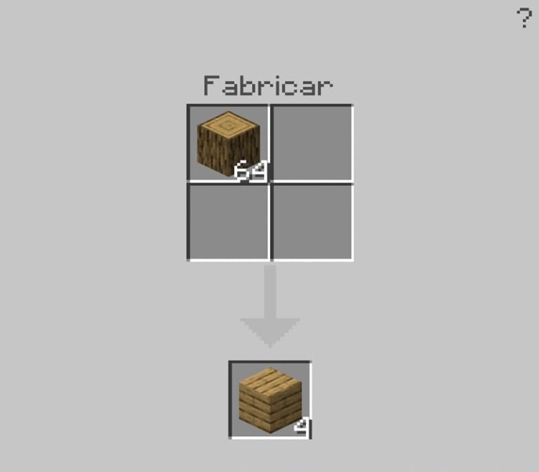¿Cómo hacer tablones ️ de madera en Minecraft?