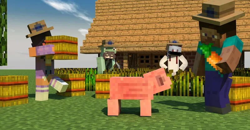 Domesticar animales en Minecraft PE