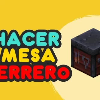 Como usar la mesa de herrería con las plantillas de Minecraft