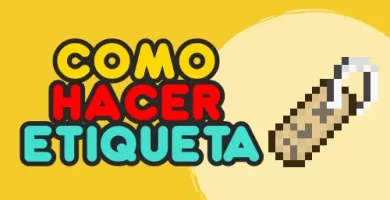 como hacer etiqueta minecraft crafteo