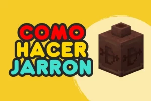 Craftear jarrones en Minecraft