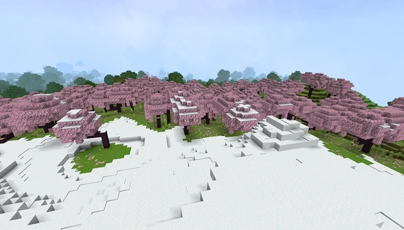 Bioma de cerezos Minecraft