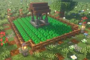 Como hacer un huerto en Minecraft