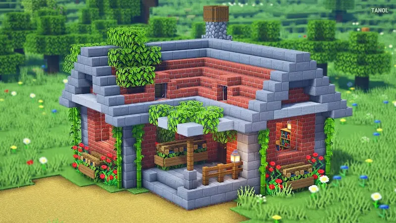 Casas ladrillo Minecraft